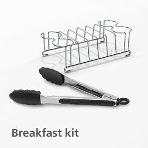 Philips Dual Basket Airfryer 3000 Series, 9L – 2 Drawer, Rapid Air, Breakfast Kit