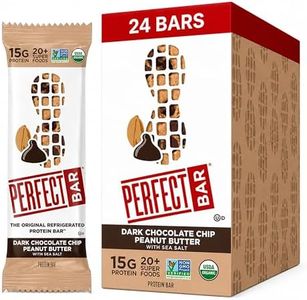 Perfect Bar Original Refrigerated Protein Bar, Dark Chocolate Chip Peanut Butter, 2.3 Ounce Bar, 8 Count (Pack of 3)