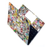 ANCIARY Full Laptop Skin Bubble-Free HD Quality Sticker for Laptops Upto 15.6" Compatible with Apple/Dell/HP/Lenovo/Acer/Asus/Sony (Dustproof|Waterproof|Scratchproof|Reusable)-CARTOON FL ANM1