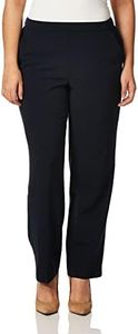 Briggs New York Women's Pull on Dress Pant (Regular Short & Tall Length), Navy, 16 Tall