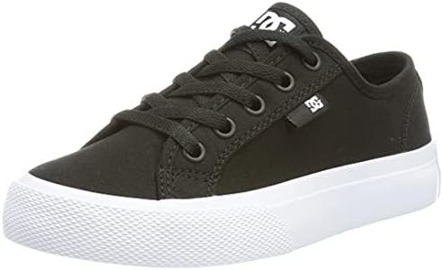 DC Shoes Manual ADBS300366-BKW, Scarpe da ginnastica Bambini e ragazzi, Nero, 30.5 EU