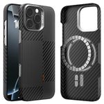 RAPTIC for iPhone 16 Pro Max Case Compatible with MagSafe, Non-Slip & Ultra Slim Case iPhone 16 Pro Max with a NO-CASE Feel, Art Geometric Case, Anti-Scratch Aramid Fiber Woven Case, 6.9 inch
