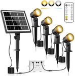 MEIKEE Solar Outdoor Spotlights, 4 