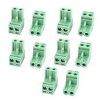 uxcell uxcell10Pcs KF2EDG 5.08mm Pitch 2P Pluggable Teminal Blocks Connector Socket