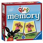 Ravensburger Cbeebies Bing Bunny Mini Memory Matching Picture Snap Pairs Game For Kids Age 3 Years and Up