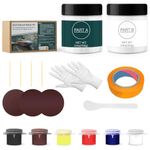 WAN2TLK Gel Coat Repair Kit for Boats (Color Match), Marine Fiberglass Repair Kit, Gelcoat Repair Kit for Repairing Chips, Cracks and Holes