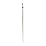 UROPARIS 143 Eye Brush For Makeup | Bent Eyeliner Brush with Wooden Handle | Synthetic Bristles, Brass Accents - Silver (1 Piece)