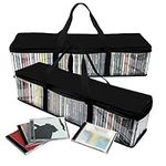 Evelots CD Storage Bags (2 Pack) Cl