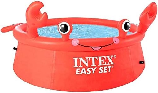 Intex - 26100 Happy Crab Easy Set Above Ground Pool 6 Feet