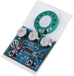 Zerone Módulo de grabación de Voz de 30 Segundos con 3 Pilas de botón, función de grabación de Sonido, módulo para Tarjetas de Audio de Regalo DIY (Botones)