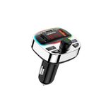 DUDAO R2PRO+ Bluetooth 5.3 FM Transmitter Car Adapter 49W (PD 25W & QC 18W+18W) [Light Switch] [Super Fast Charging] Wireless Radio Music LED Display Hands-Free Calling Support USB Drive/TF