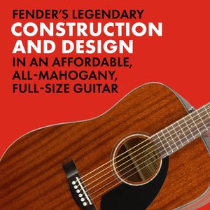 Fender CD-60S Dreadnought Acoustic Guitar – Mahogany