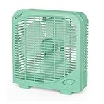 shinic Box Fan 9 Inch, 2 Speeds, Ta