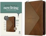 NLT Large Print Thinline Reference Zipper Bible, Filament: New Living Translation, Messenger Stone & Camel, Leatherlike, Thinline Reference, Filament Enabled