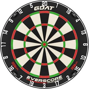 GOAT - Everscore NXT LVL, Madagascar Sisal Dartboard, Zweifellos, Selbstheilend & Minimiert Abpraller