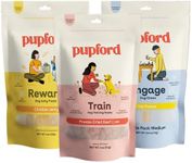 Pupford Medium and Large Dog Favorites Pack - Freeze Dried Beef Treats, Yak Chew, and Chicken Jerky Reward - Delicious Variety for Medium and Large Dogs - Ideal for Training and Chewing