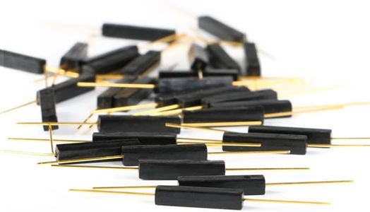 JESSINIE 20Pcs Reed Switch GPS-14A 14mm Plastic Anti-Interference Normally Open Magnetic Control Switch
