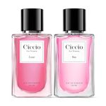 Ciccio Luxe and Sin Eau De Perfume with(Luxe) Bergamot, Lemon, Rose (Sin) Ginger, Apple, Cinnamon, Patchouli for Women | Premium Long Lasting Luxury Fragrance, (Pack of 2) 100ml each