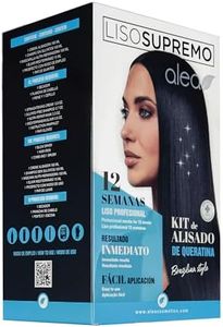 ALEA - Kit Liso Supremo - Crema Alisadora 160ml + Champú sin Sulfatos 100ml + Mascarilla 100ml + Elixir 15ml - Keratina para Alisar el Cabello - Duración 12 Semanas - Cabello Suave y Brillante
