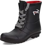 Tommy Hilfiger Women's Tamar Rain Boot, Black, 11