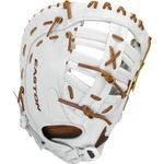 Easton | PROFESSIONAL COLLECTION Fastpitch Softball First Base Glove | 12.5" | Dual Bar Single Post Web | Right Hand Throw