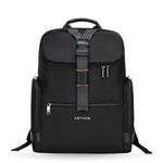 AETHON | Scout Laptop Bag | 15.6-inch Shoulder Bag | Nylon Fabric | Separate Laptop Compartment Adjustable Straps | Waterproof (BLACK)