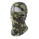 BASSDASH Winter Balaclava Fleece Ski Mask Ninja Hood Neck Warmer Fishing Hunting, Open Terrain, One Size