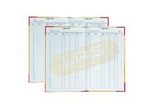 LRS Ledger Register Size - 32 x 20 cm - Hard Bound - 70 GSM Ledger Paper (90 Pages - Pack of 2)