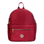 Lino Perros Women Pink Colored Backpack (RED)