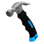 Stubby Hammer Anti-Slip Framing Hammer Comfortable Camping Hammer Small Hammer with Anti-Slip Handle Claw Hammer for DIY,Craft,Industry Indoor Outdoor Using