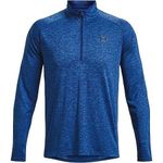 Under Armour Men's Standard Tech 2.0 1/2 Zip, (471) Blue Mirage/Cyber Blue/Black, Medium