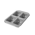 Meyer Bakemaster Carbon Steel Non Stick Bakeware 4 Cup Loaf Tin | Cake Pan | Loaf Pan | Non Stick Loaf Pan | Bread Loaf Pan for Baking, Grey