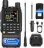 TIDRADIO TD-H3 Ham Radio,APP/Web Bluetooth Programming, 8-Band-Air Band, Freq Copy, DTMF, NOAA Weather, 2500mAh, Long Range Walkie Talkies, Two Way Radio Communication for Emergency Camping-1Pack