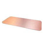 ALEAF Pure 99.9% Copper Plate for Making 15 Liter Structured Water (3.5 X 12 inches - 0.5mm) Copper sheet with round corners