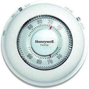 Honeywell Home CT87N1001 The Round Non-Programmable Manual Thermostat, Large, White