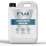 Polar Premium Dust Proof Concrete Sealer - 5 Litre - Interior & Exterior - Ideal for Stone & Concrete Garages, Kitchens, Factory & Warehouse Floors & Walls - Attractive Sheen Finish - Quick Drying