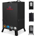 Comnova Smoker Cover 30 Inch - 600D Grill Covers for Masterbuilt Electric Smokers Heavy Duty Waterproof, Outdoor Vertical Smoker Grill Cover for Masterbuilt, Char-Broil, Cuisinart, Dyna-glo and More