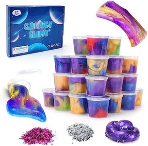 Slime Kit Kids Toys for 5 6 7 8 9 Year Old: Party Favours Girls Boys Birthday Gifts Age 6-12 Sensory Toys Fidget Toys Slime Making Kit Party Bag Fillers for Kids Craft Squishy Toys