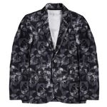 CAVIO Boys Black Printed Single Breasted Blazer