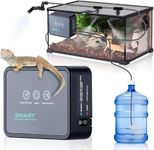 Firelex Reptile Humidifer Smart Misting System with 360°Adjustable Misting Nozzles, Spray Kit for Rainforest Plants Amphibian Reptile Terrariums Chameleon Lizard Snake Turtle Frog