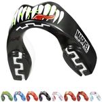 Marvel Venom Sports Mouthguard Dual Layer Premium Protection Adults Gum Shield with Case for Boxing, MMA, Rugby, Martial Arts, Judo and All Contact Sports