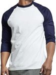 Men's Raglan Baseball Tee Shirt - C