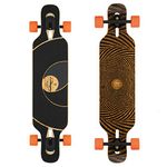 Loaded Boards Tan Tien Bamboo Longboard Skateboard Complete (80a Stimulus, Flex 2)