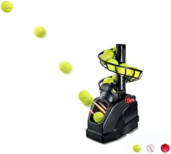 Teknigoo Tennis Ballmaschinen (maximal10 Bälle) Automatische Tennisbälle Trainer für Selbsttraining,Anfänger/Zuhause/Gericht/Garage/Büro,AC&Batterie&USB-Kabel