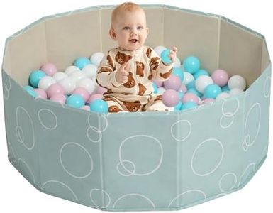 PLAY 10 Toddler Ball Pit, Ball Pit for Kids, Dog Ball Pit, 33.5x12.2 Inch Ball Pit for Toddlers Indoor & Outdoor (Balls Not Included) Blue