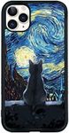 Black Cute Cat iPhone 11 Pro Case -