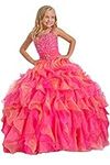 Y&C Girls Crystals Ball Gown Beaded