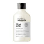 L’Oréal Professionnel Metal Detox Shampoo, Protects Coloured Hair From Damage, For Smooth, Strong and Shiny Looking Hair, Rich & Creamy Texture, Serie Expert, 300 ml