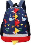 MOREBEST Kids Backpacks Dinosaurs School Bags Best 1-5 Years Old Nursery Toddler Kindergarten Boys and Girls Dark Blue