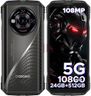 DOOGEE S118 Pro (2025) Rugged Phone 5G,10800mAh(33W) 24GB+512GB/2TB Rugged Smartphone Unlocked,DDR5,108MP+20MP Night Vision,6.6''FHD+120Hz Cell Phone,Dual SIM/Dual Unlock/NFC/GPS/OTG/WiFi 6